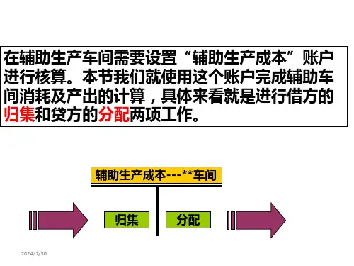 精选辅助生产费用的归集与分配