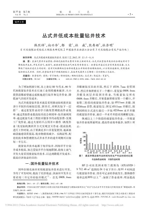 丛式井低成本批量钻井技术_韩烈祥