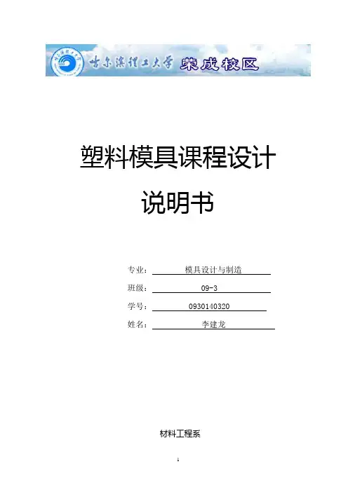 塑料模具说明书