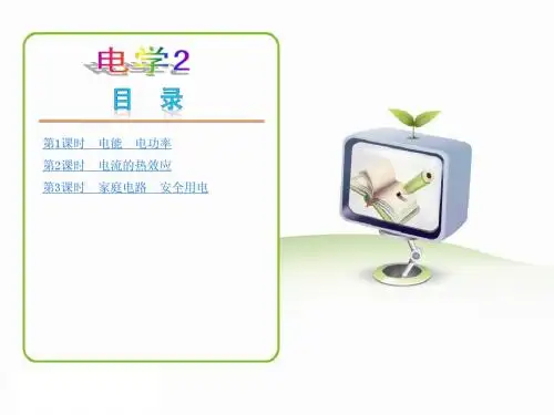 《电学：电能、电功率和家庭电路》ppt课件