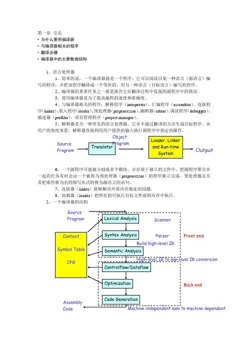 编译原理概念总结