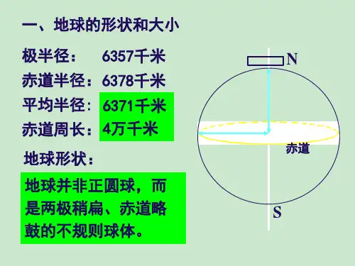 第一讲经纬网ppt课件
