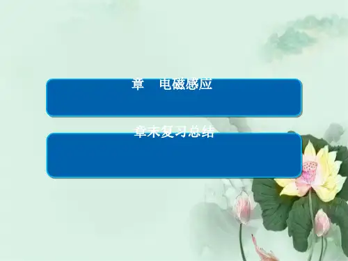 高中物理第四章电磁感应章末复习总结课件新人教版选修3_2