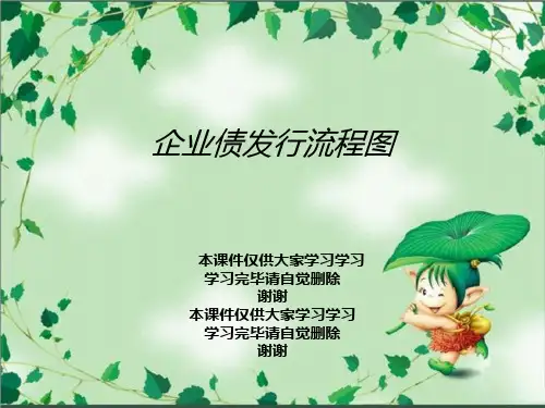 企业债发行流程图