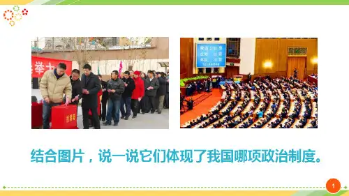 八年级下册道德与法治根本政治制度ppt课件