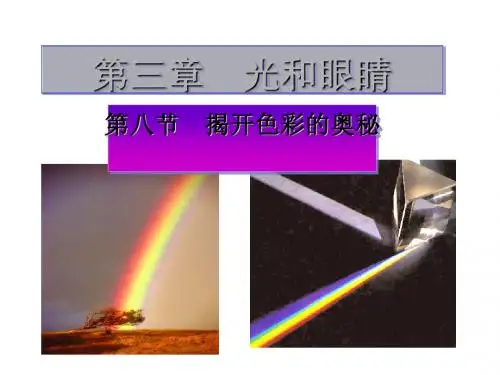 揭开色彩的奥秘 PPT课件1 粤教沪科版