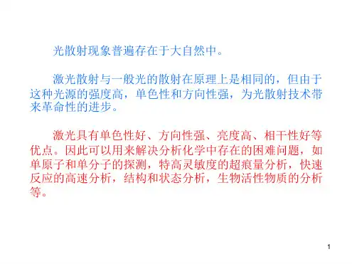 小角激光散射