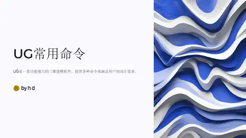 UG常用命令