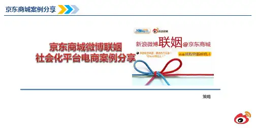 京东商城社会化电商案例分享精品PPT课件