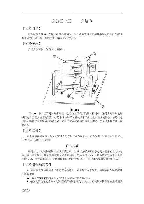 大学物理演示实验—电磁学