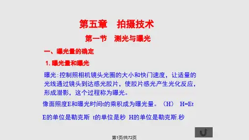 拍摄技术PPT课件