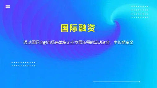 国际融资    