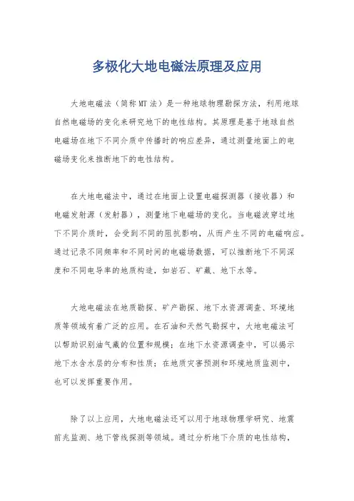 多极化大地电磁法原理及应用