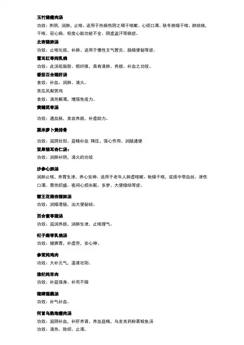 广东老火靓汤108种1