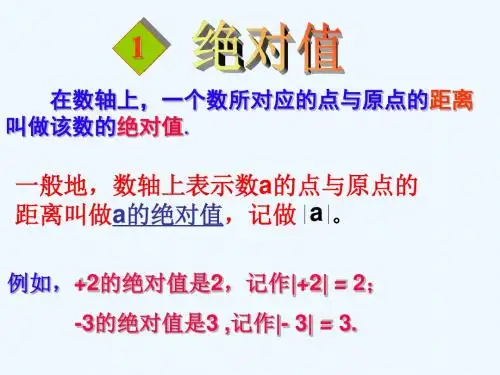 1.25.利用数轴比较大小