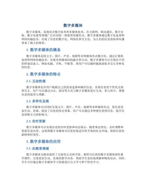 数字多媒体
