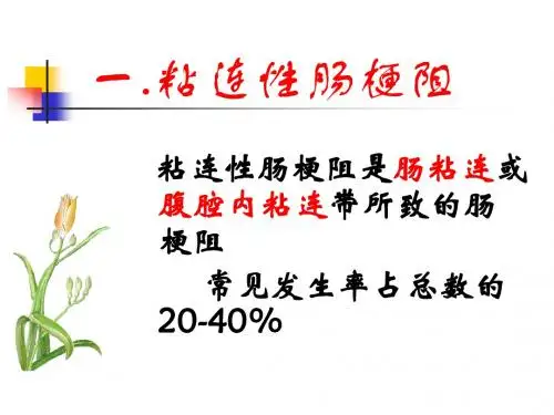 肠梗阻PPT医学课件PPT专业课件