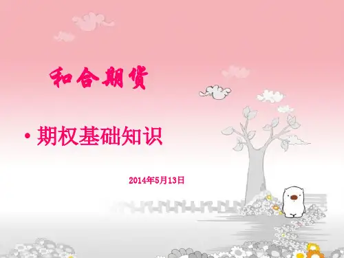 期权基础知识