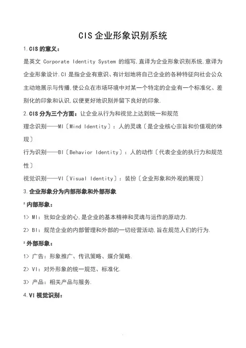 CIS企业形象识别系统