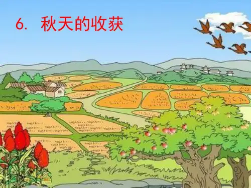 一年级下册语文主题课件看图写话训练收获的秋天人教部编版