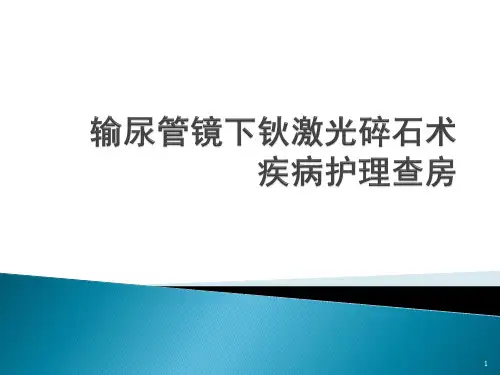输尿管钬激光碎石术ppt课件