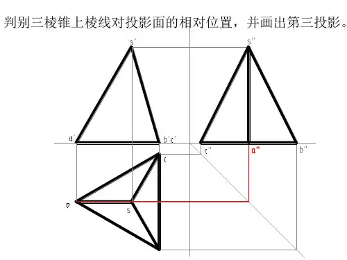 工程制图习题 投影基础