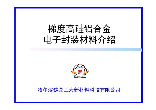 高硅铝电子封装介绍--铸鼎工大-2018