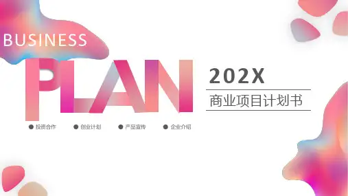商业计划书PPT模板