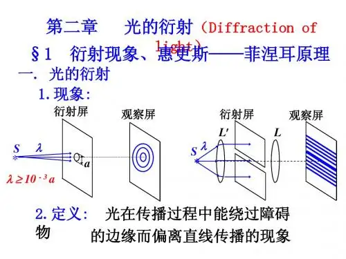 光的衍射