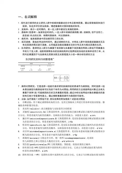 临床流行病学试卷