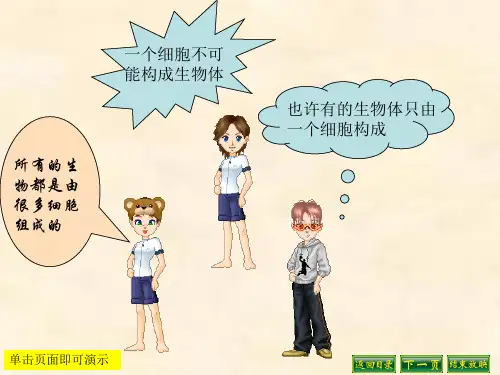 第四节单细胞生物课件18张幻灯片(人教版生物)