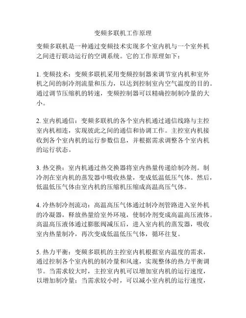 变频多联机工作原理