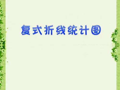北师大版数学五年级下册 第8单元复式折线统计图 课件