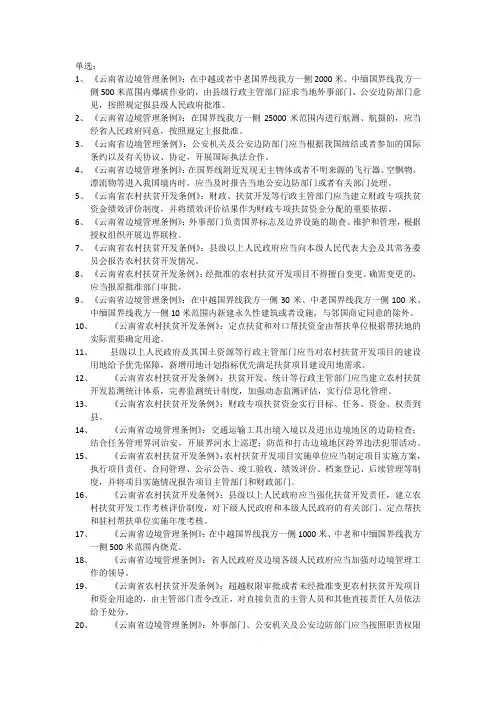 云南省2017年度在线法律知识统一考试·非党员卷