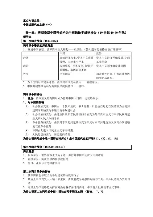 中国近现代史(一)