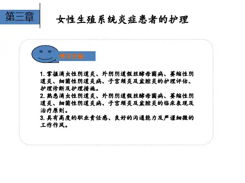 第三章  女性生殖系统炎症患者的护理课件