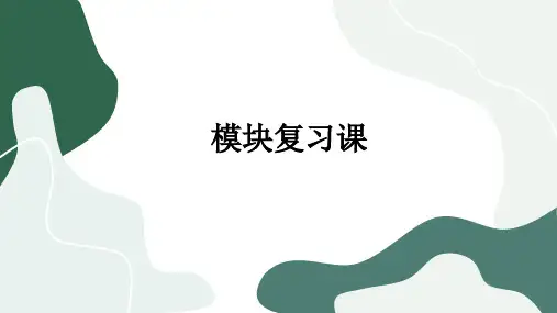 人教版生物必修2 模块复习(课件PPT)