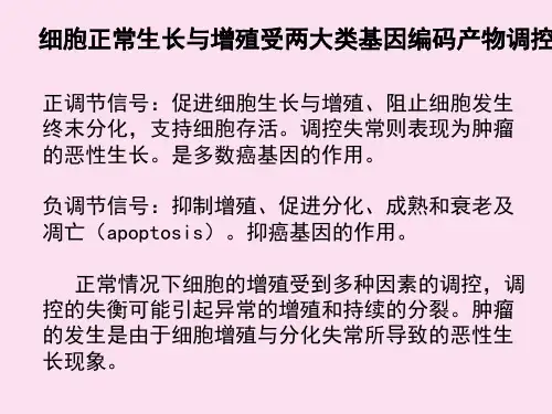 分子生物学癌基因与抑癌基因(1)
