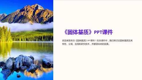 《固体基质》课件