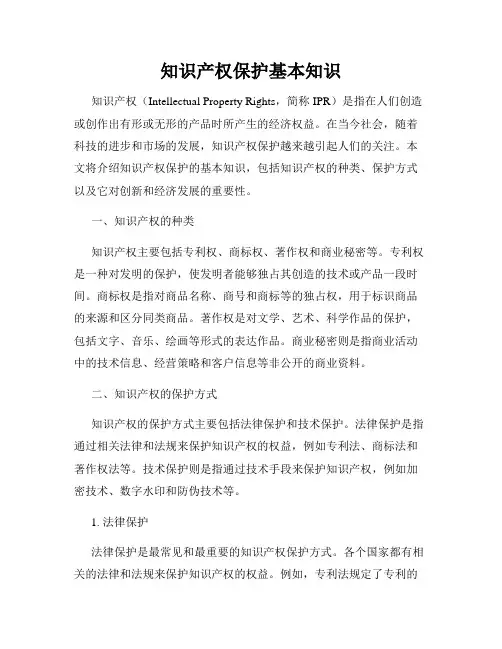 知识产权保护基本知识