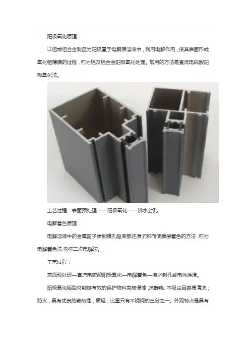 阳极氧化铝型材技术浅析