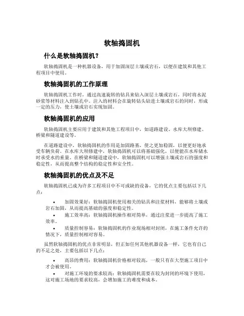软轴捣固机