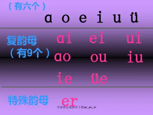 学前班汉语拼音下册an_en_in ppt课件