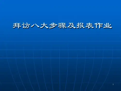 1拜访八步骤0225PPT课件