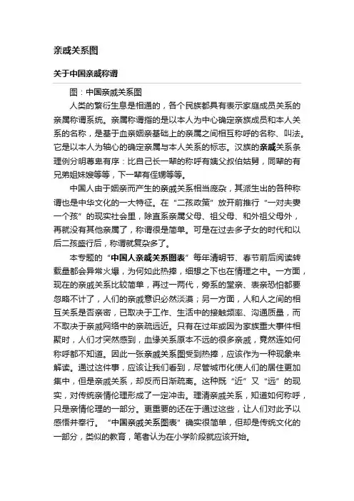 亲戚关系图