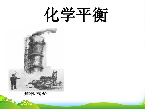 人教版高中化学选修4第二章第三节 化学平衡 课件(共16张PPT)