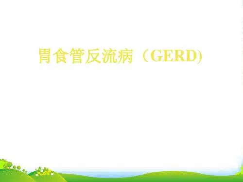 胃食管反流病GERD-final-医学课件