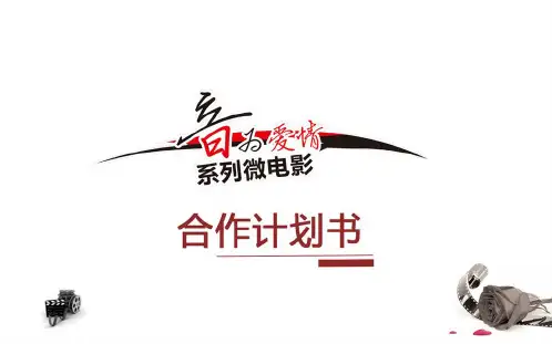 微电影合作计划书(PPT 46页)