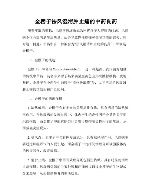 金樱子祛风湿消肿止痛的中药良药