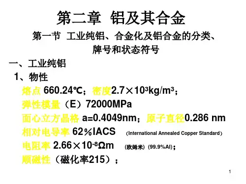 铝合金(非常经典)ppt课件